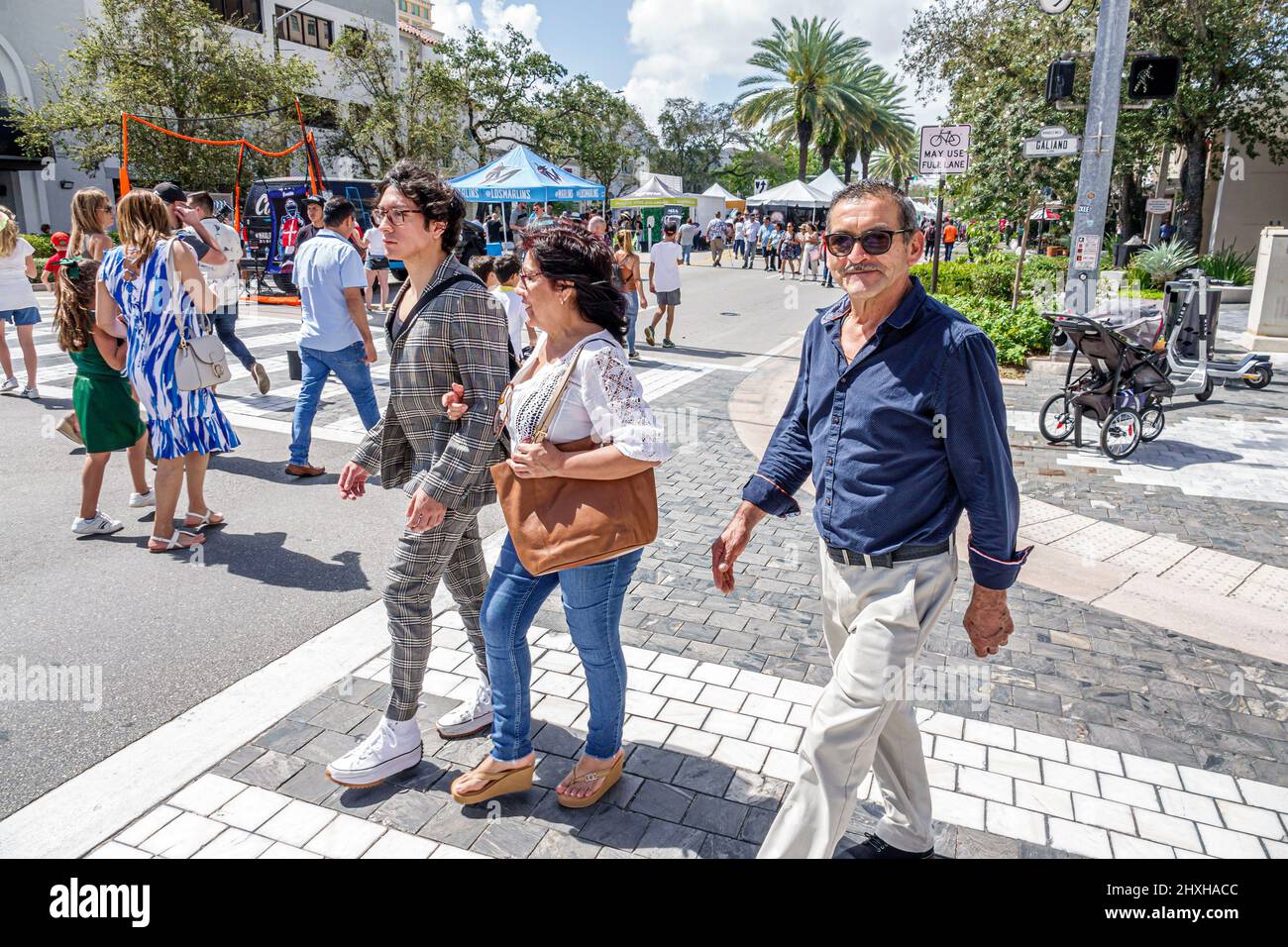 Coral Gables Florida Coral Way Miami Carnaval on the Miracle Mile