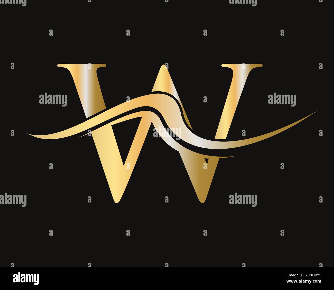 Elegant w hi-res stock photography and images - Alamy