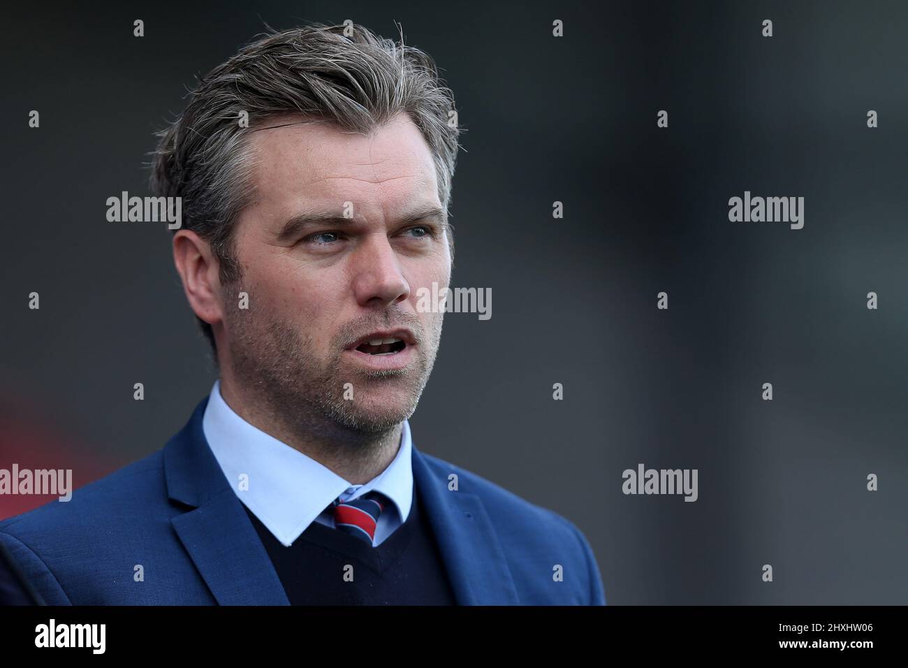 Dagenham and Redbridge manager Daryl McMahon during Dagenham