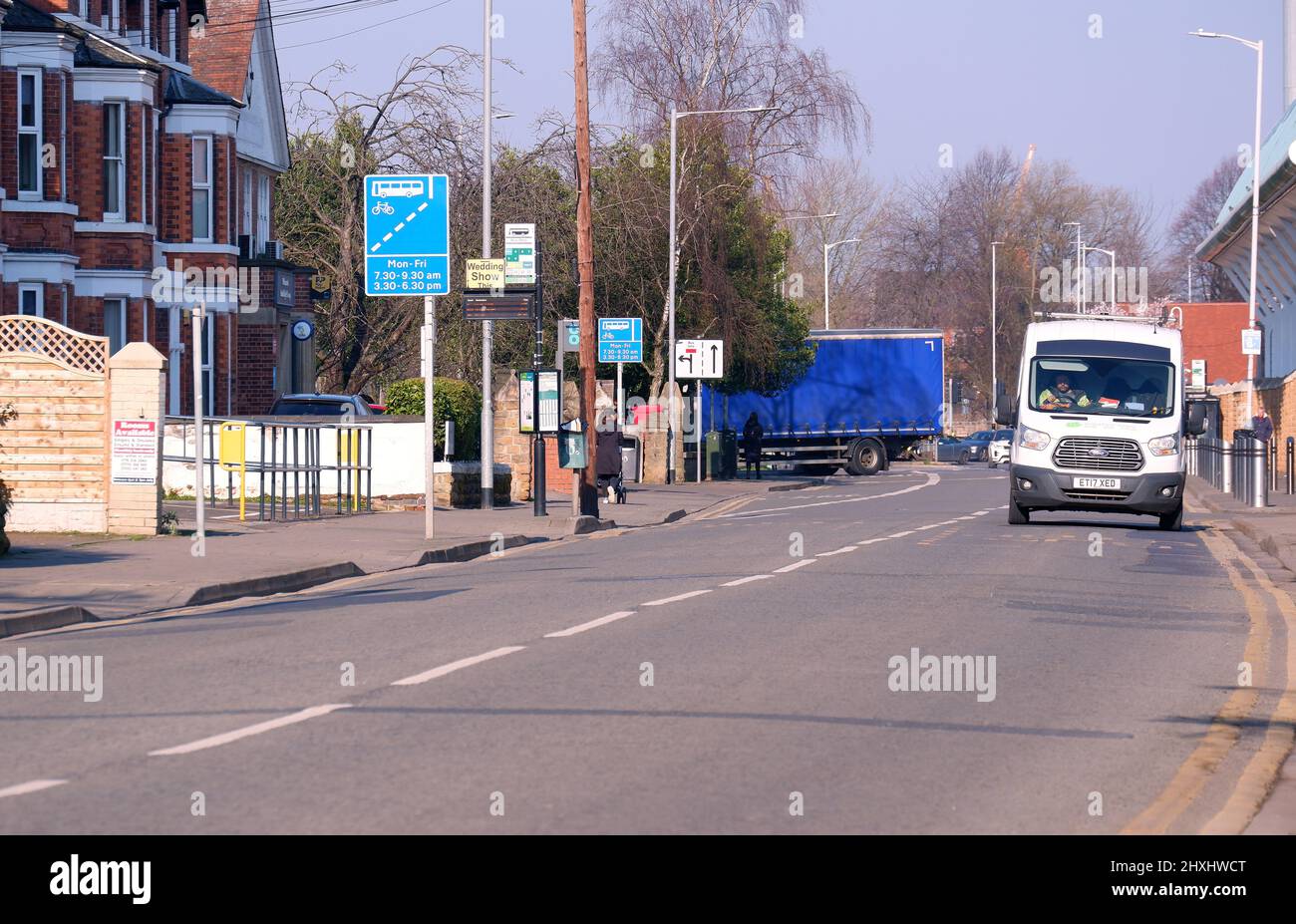 Main road in West Bridgford, Nottingham Stock Photo Alamy