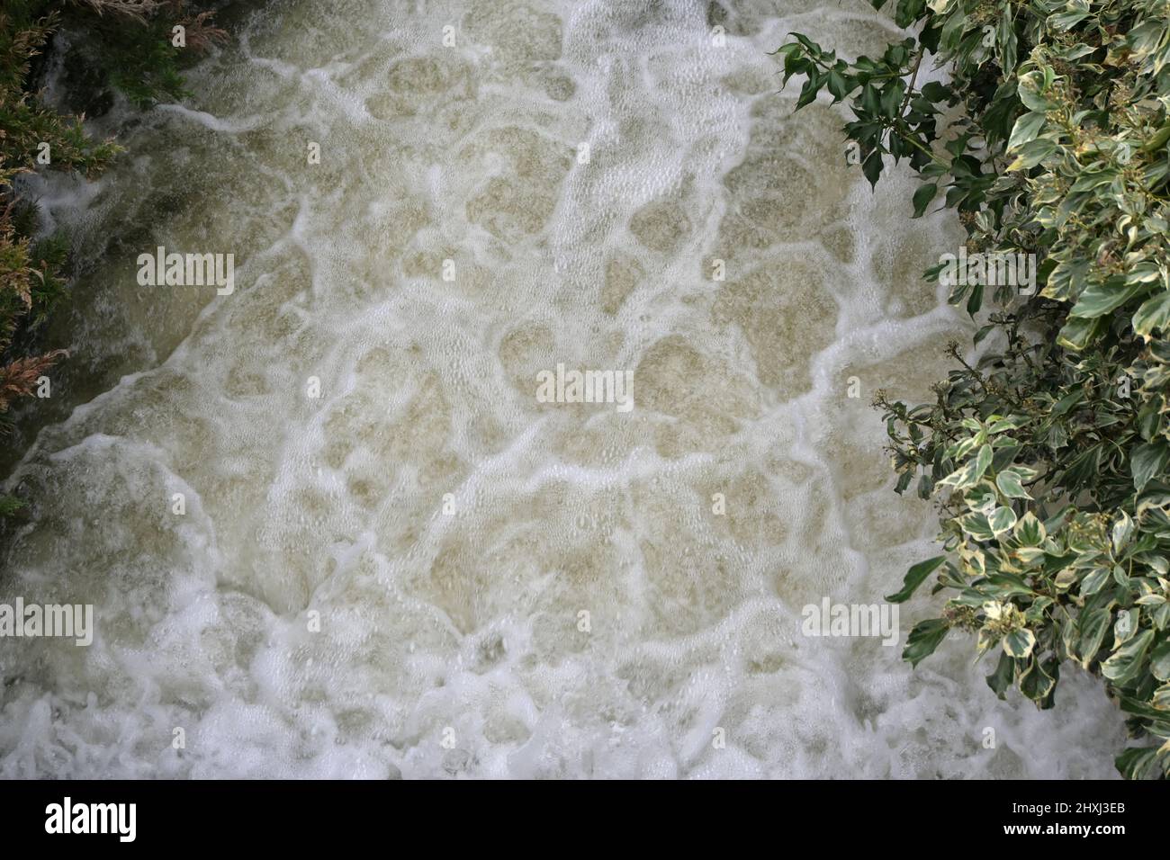 rushing water Stock Photo