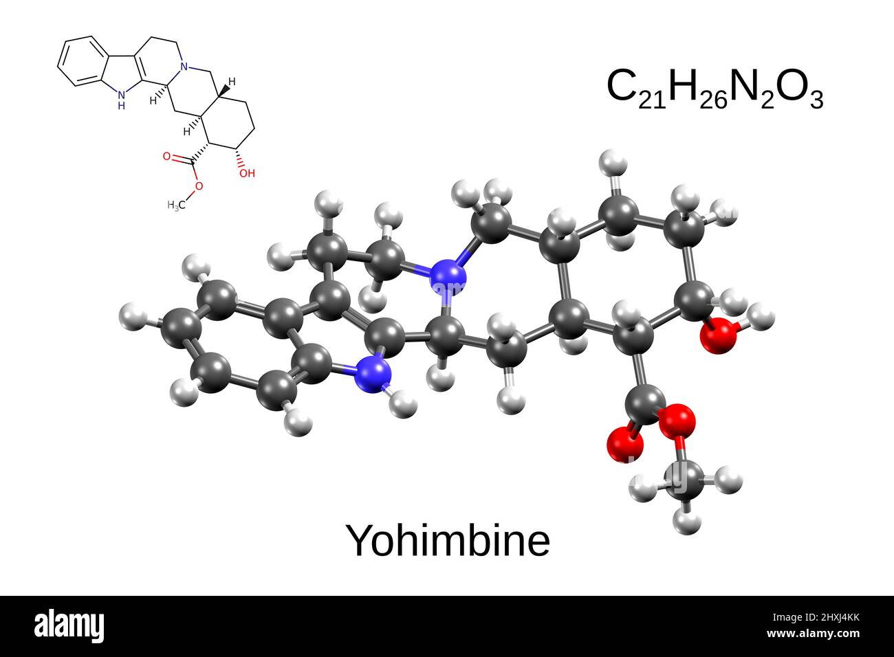 Chemical formula, skeletal formula, and 3D ballandstick model of