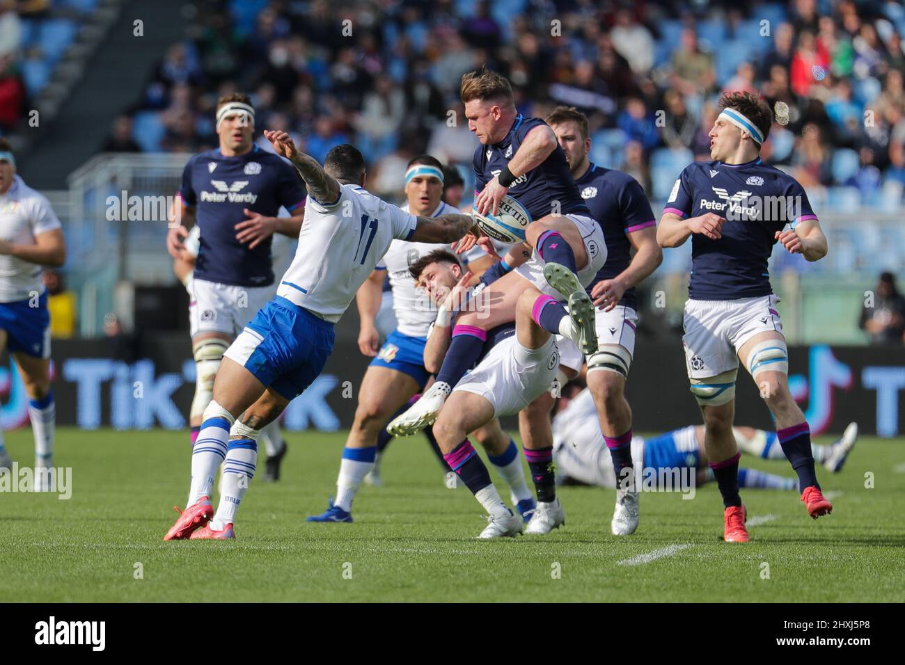 Stuart Hogg (Scotland) during the Rugby Six Nations match Italy vs ...