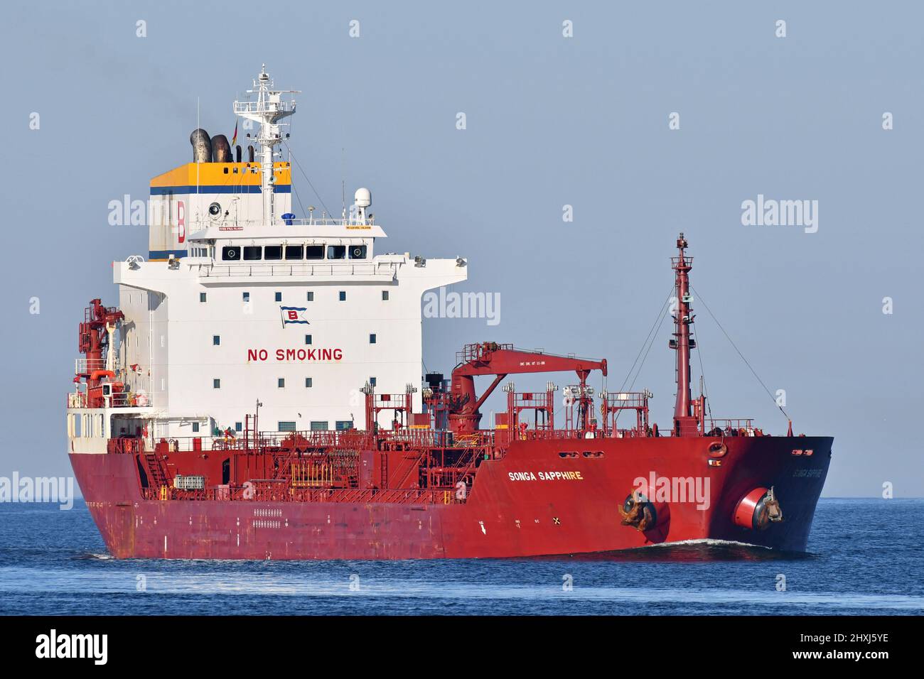 Chemical / Oil Products Tanker SONGA SAPPHIRE passing the Kiel Canal Stock  Photo - Alamy