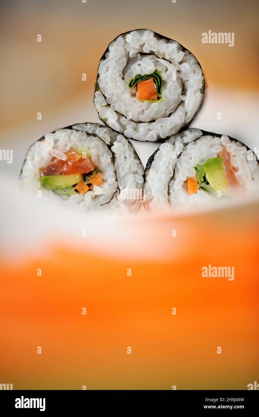 Sushi rolls Stock Photo