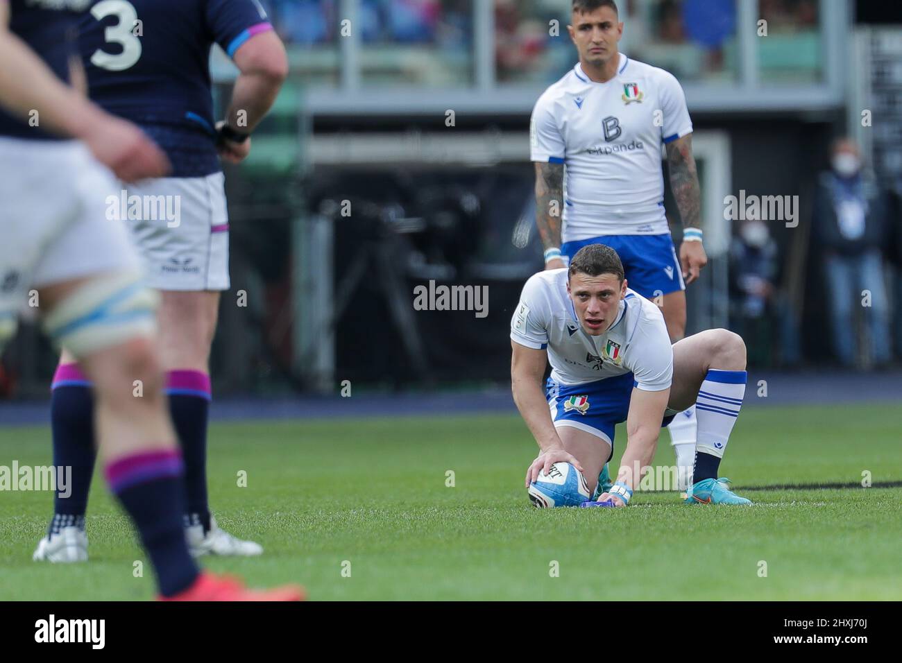Paolo Garbisi (Italy) during the Rugby Six Nations match Italy vs ...
