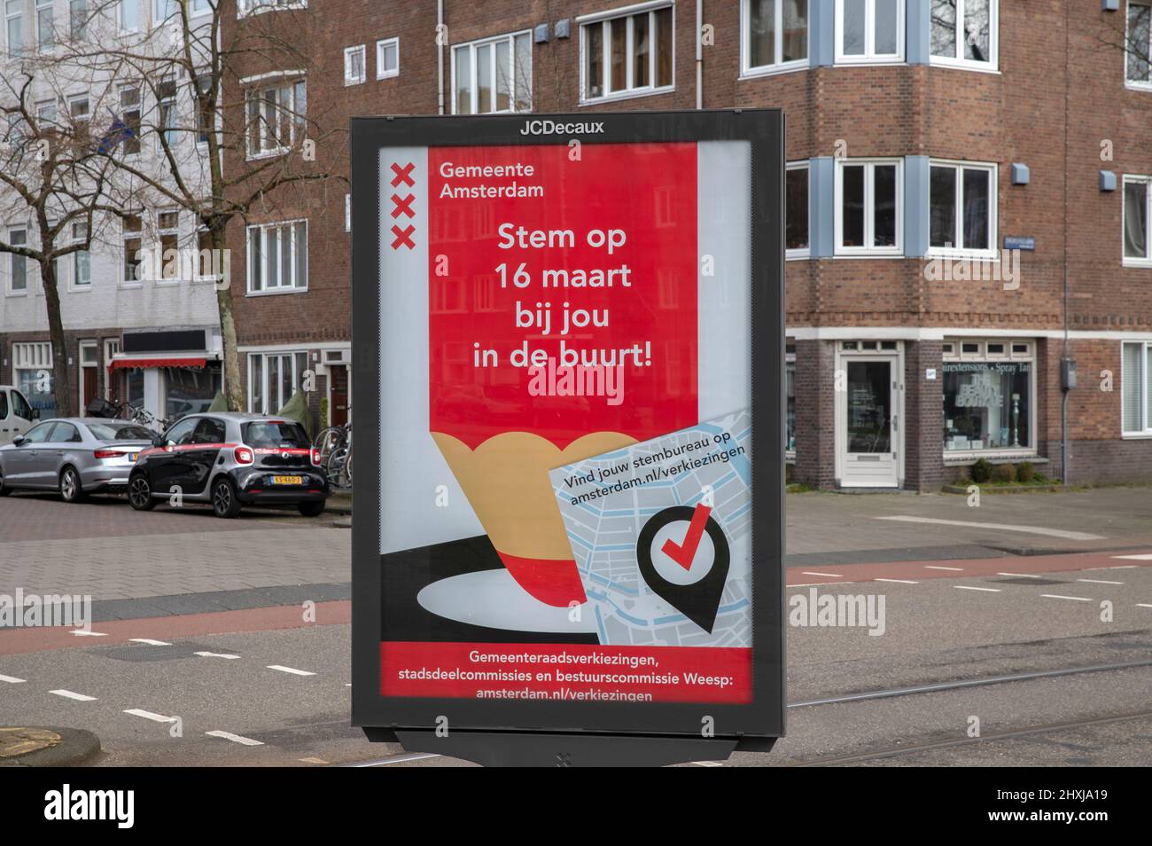 Billboard Vote On 16 March In Your Neighborhood At Amsterdam The