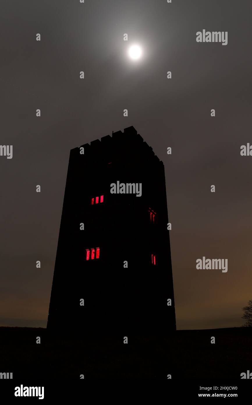 Boot's Folly Tower also known as Sugworth Tower or Strines Tower near ...