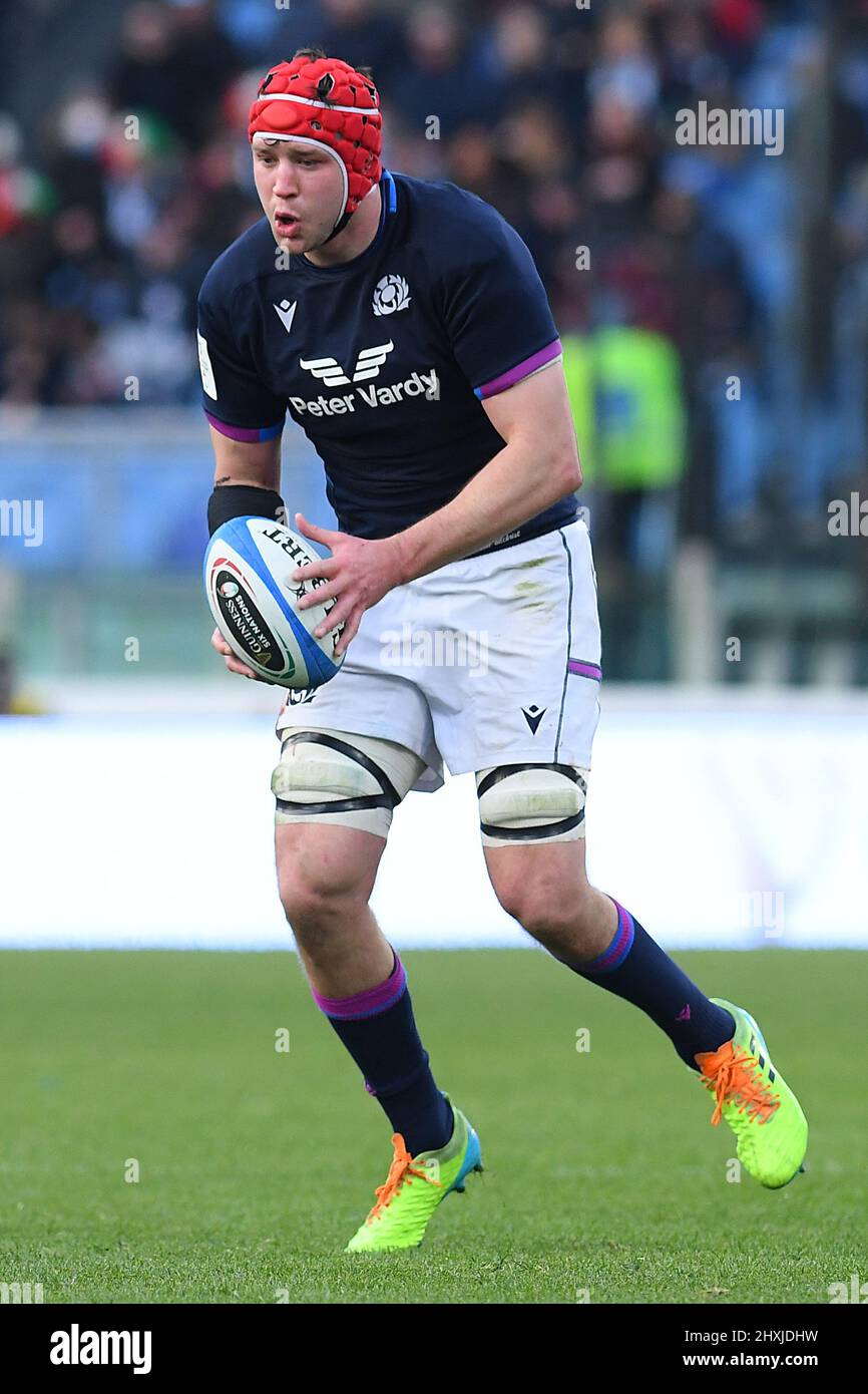 Grant Gilchrist Of Scotland During 6 Nations International Rugby Match