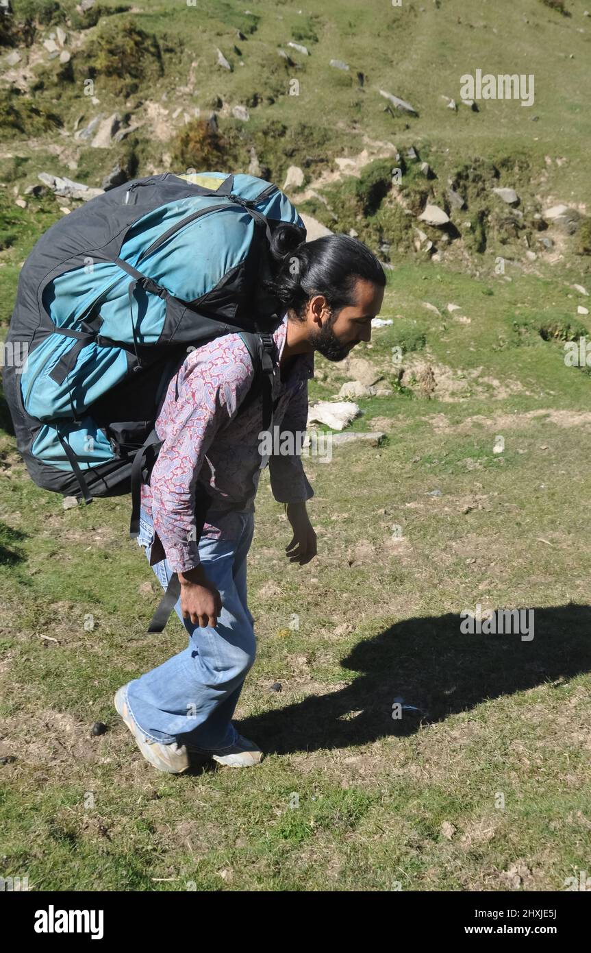 Indian man walking side view hi-res stock photography and images - Alamy