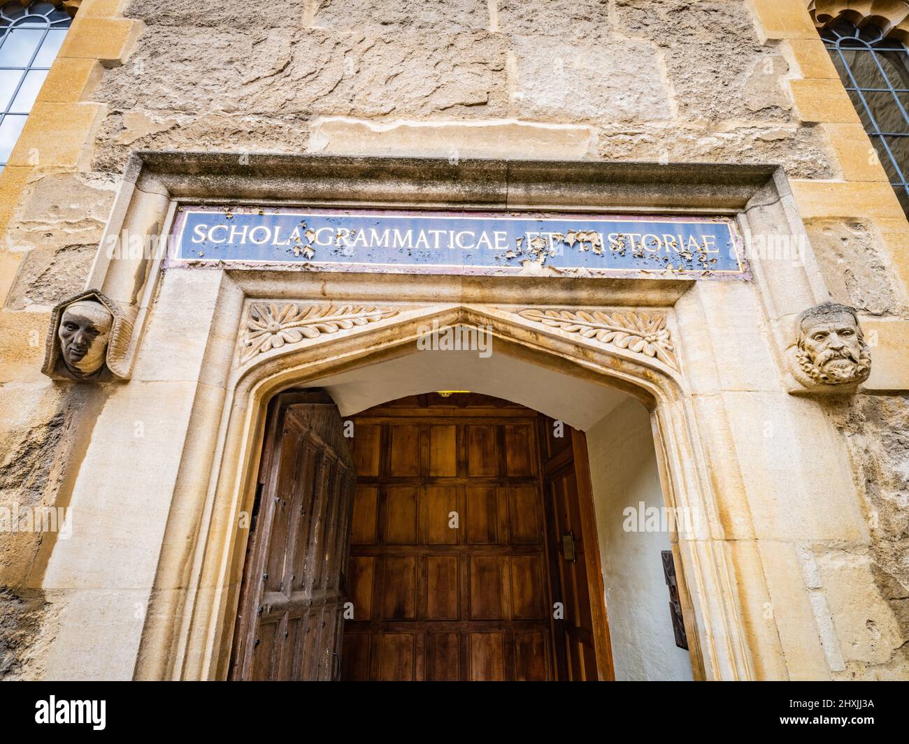 An entrance to one of the Bodleian Libraries ,Oxford, Uk Stock Photo
