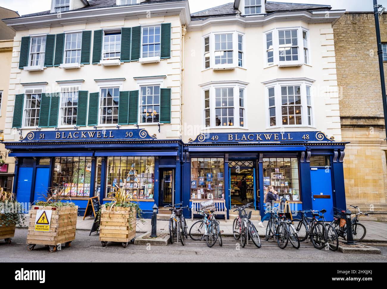 Blackwell music and book store on Broad Street, Oxford,UK Stock Photo Alamy