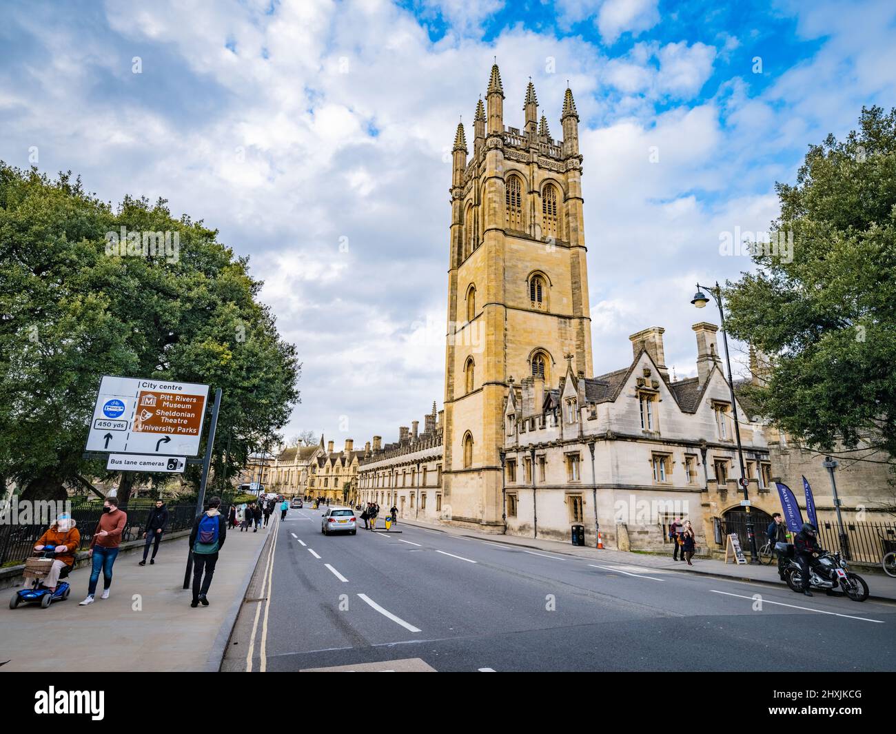 Magdalen Chapel, on High Street, Oxford, Stock Photo