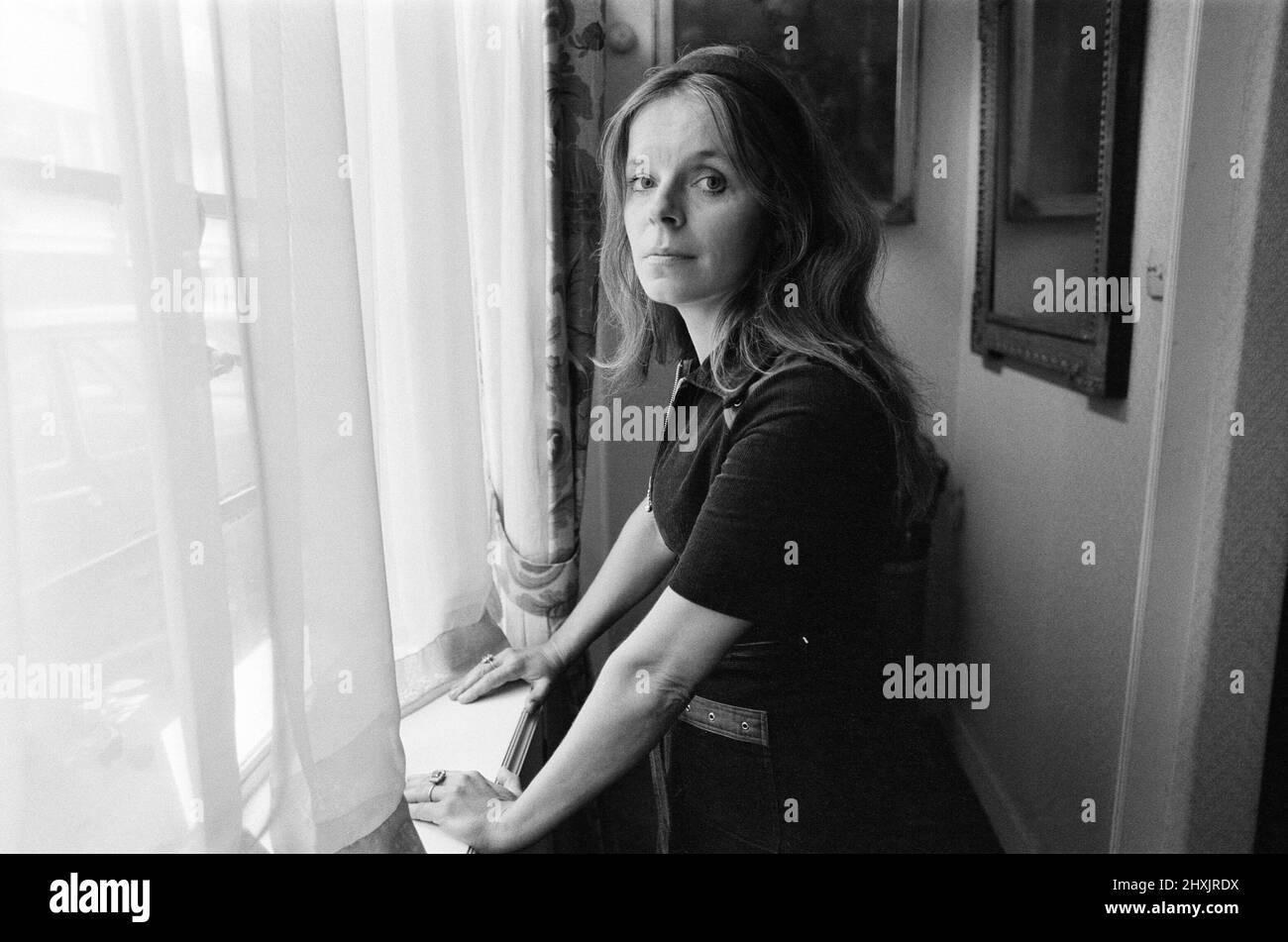 Lady Lucan, wife of missing Lord Lucan, pictured at her London home