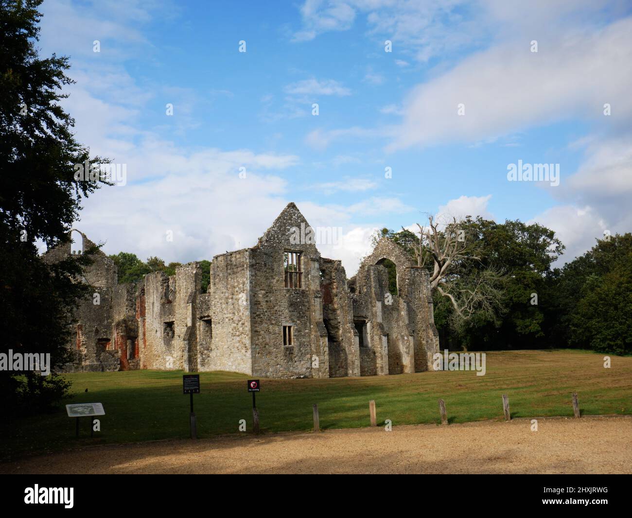 Netley Abbey, Netley, Hampshire. Stock Photo