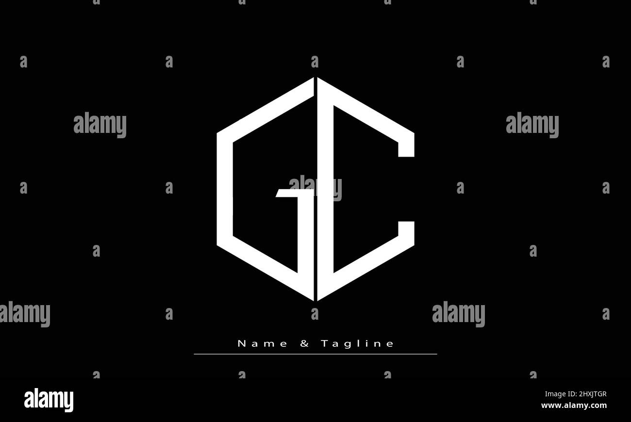 Alphabet letters Initials Monogram logo GC , CG Stock Vector Image ...