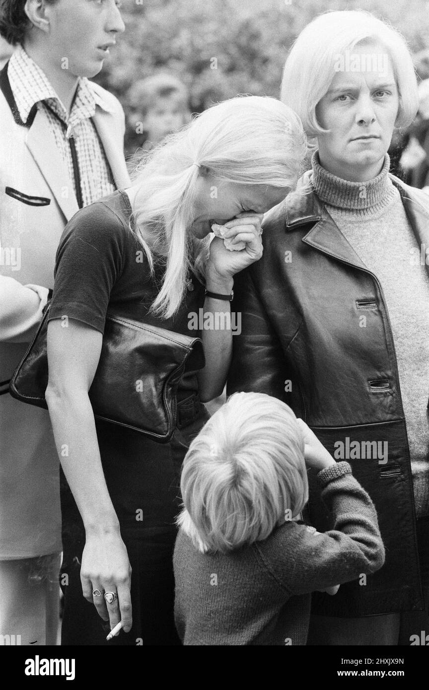 Elvis Presley Memorial Service, held at Christ Church in Cockfosters