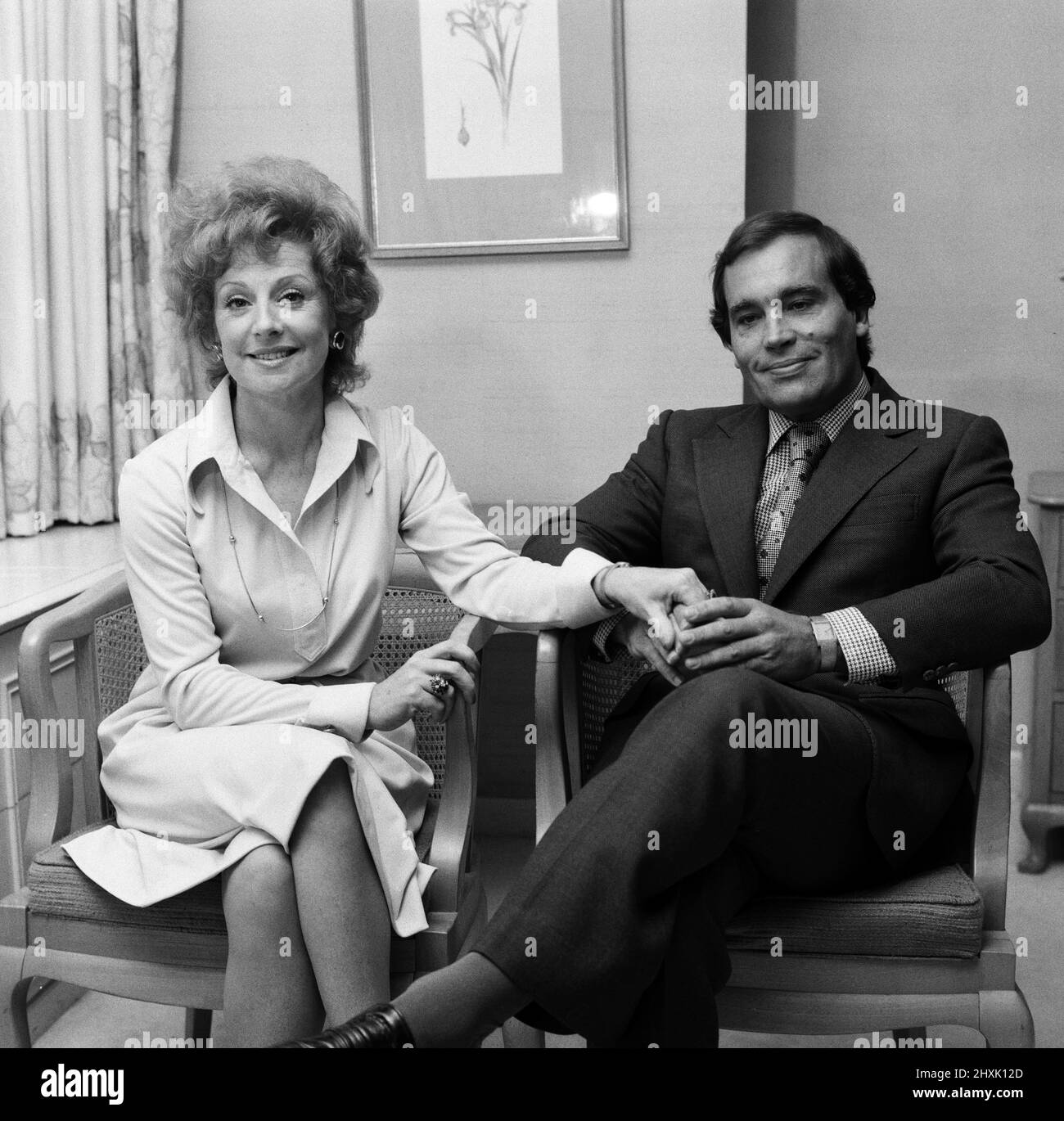 John and Barbara Knox photographed in their suite at the Park Tower
