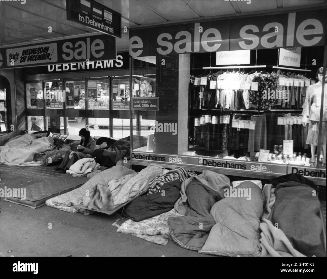 Debenhams bag Black and White Stock Photos Images Alamy