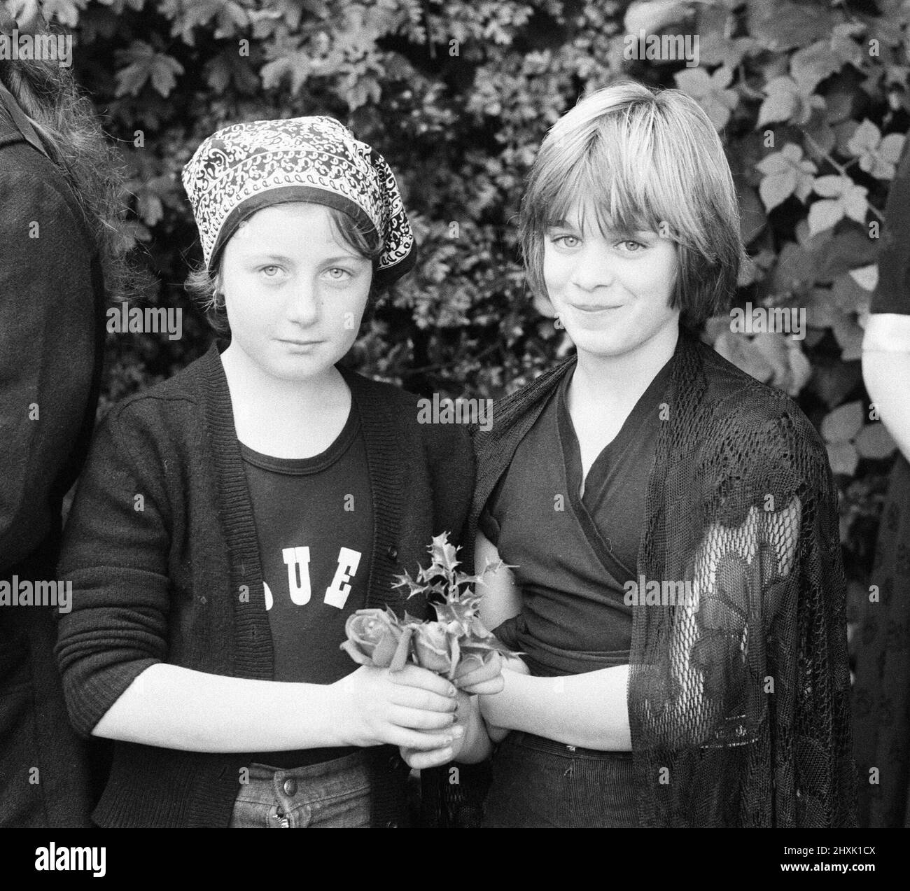 Elvis Presley Memorial Service, held at Christ Church in Cockfosters