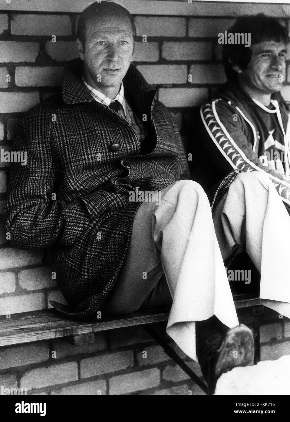 Jack Charlton Sheffield Wednesday Football Manager 1977-1983, pictured in Hillborough dugout October 1977. Stock Photo