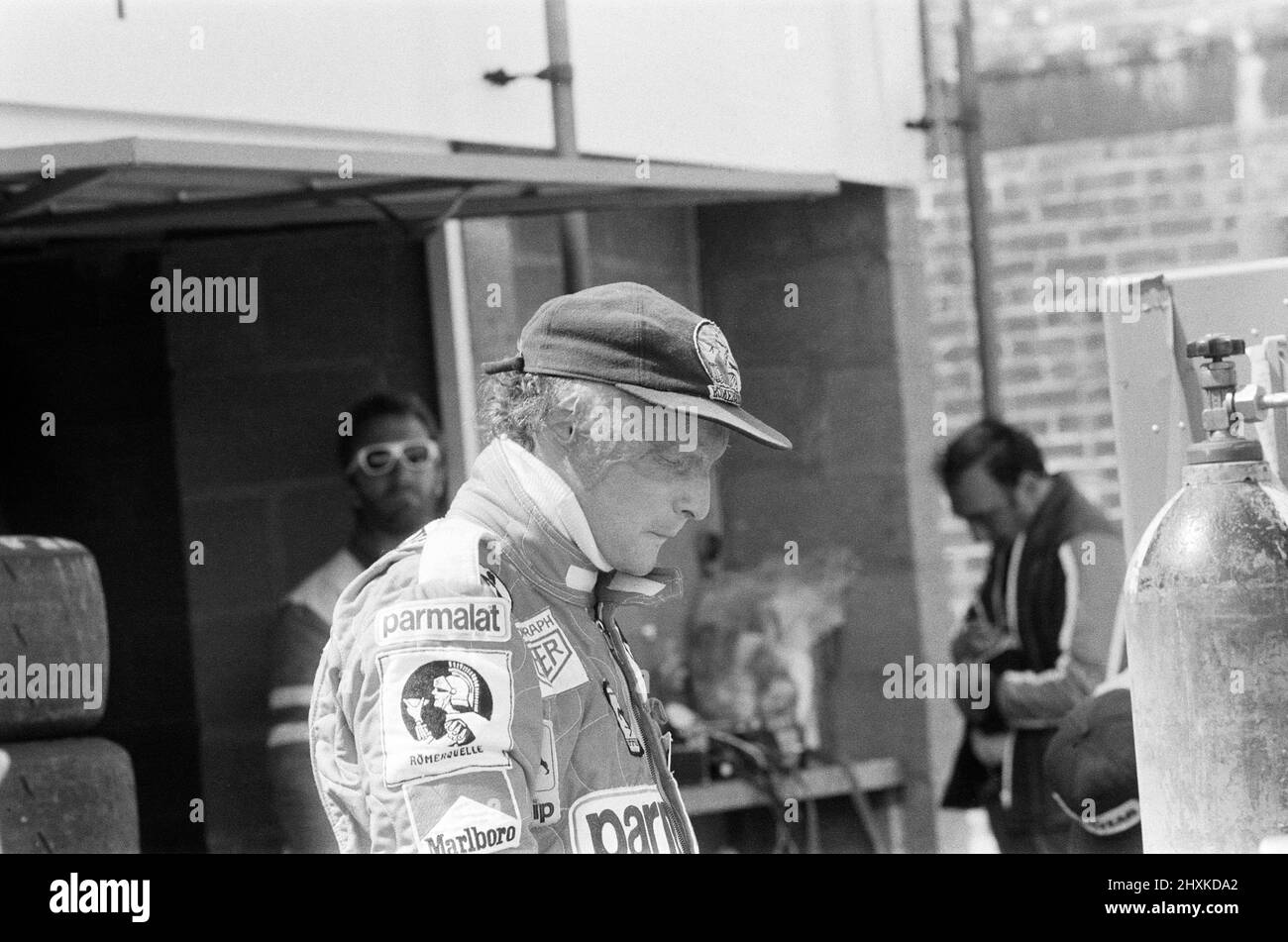 Niki lauda crash Black and White Stock Photos & Images - Alamy