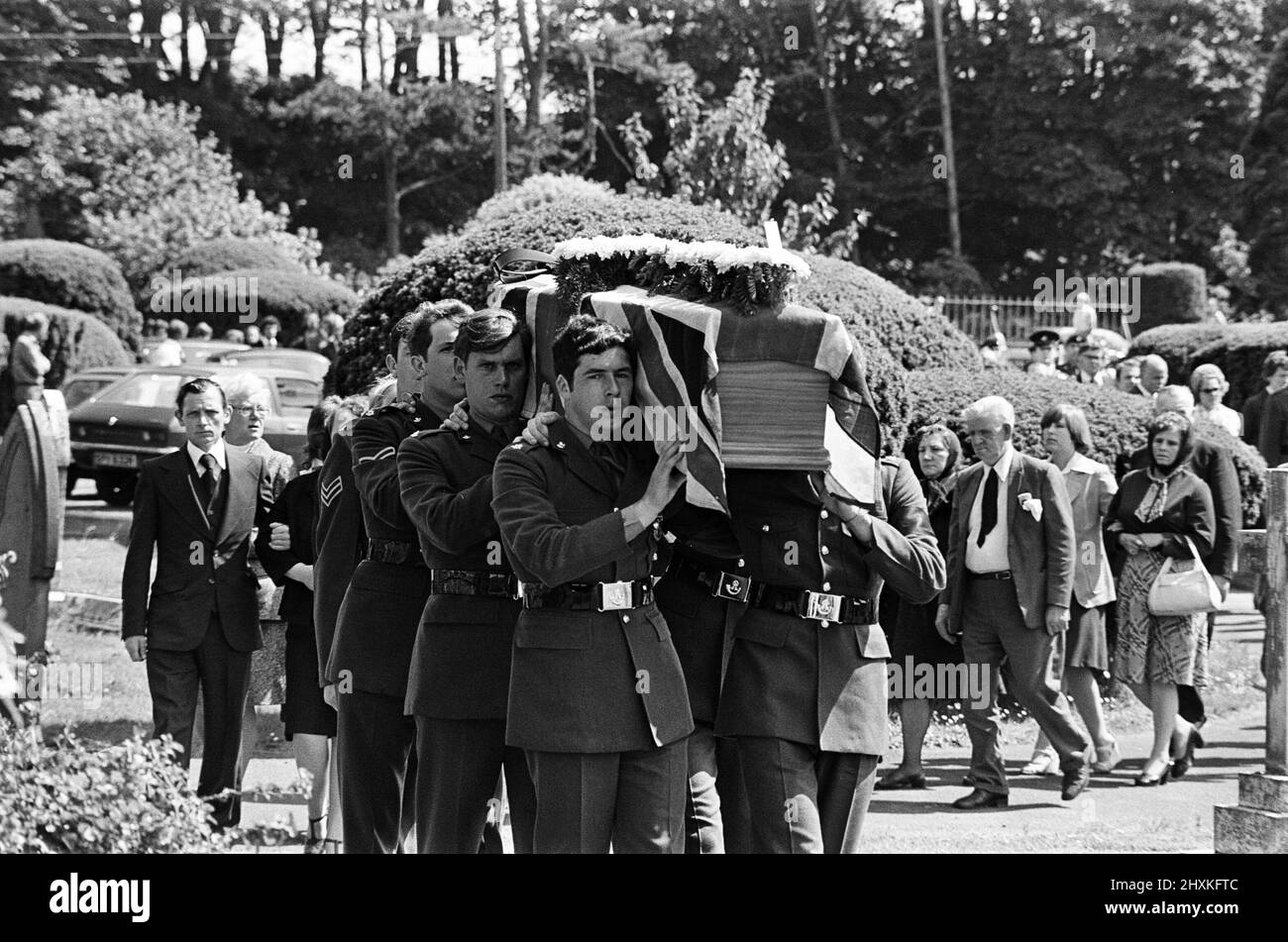 The Funeral Of Private Richard Turnbull, From Guisborough. Richard Was 