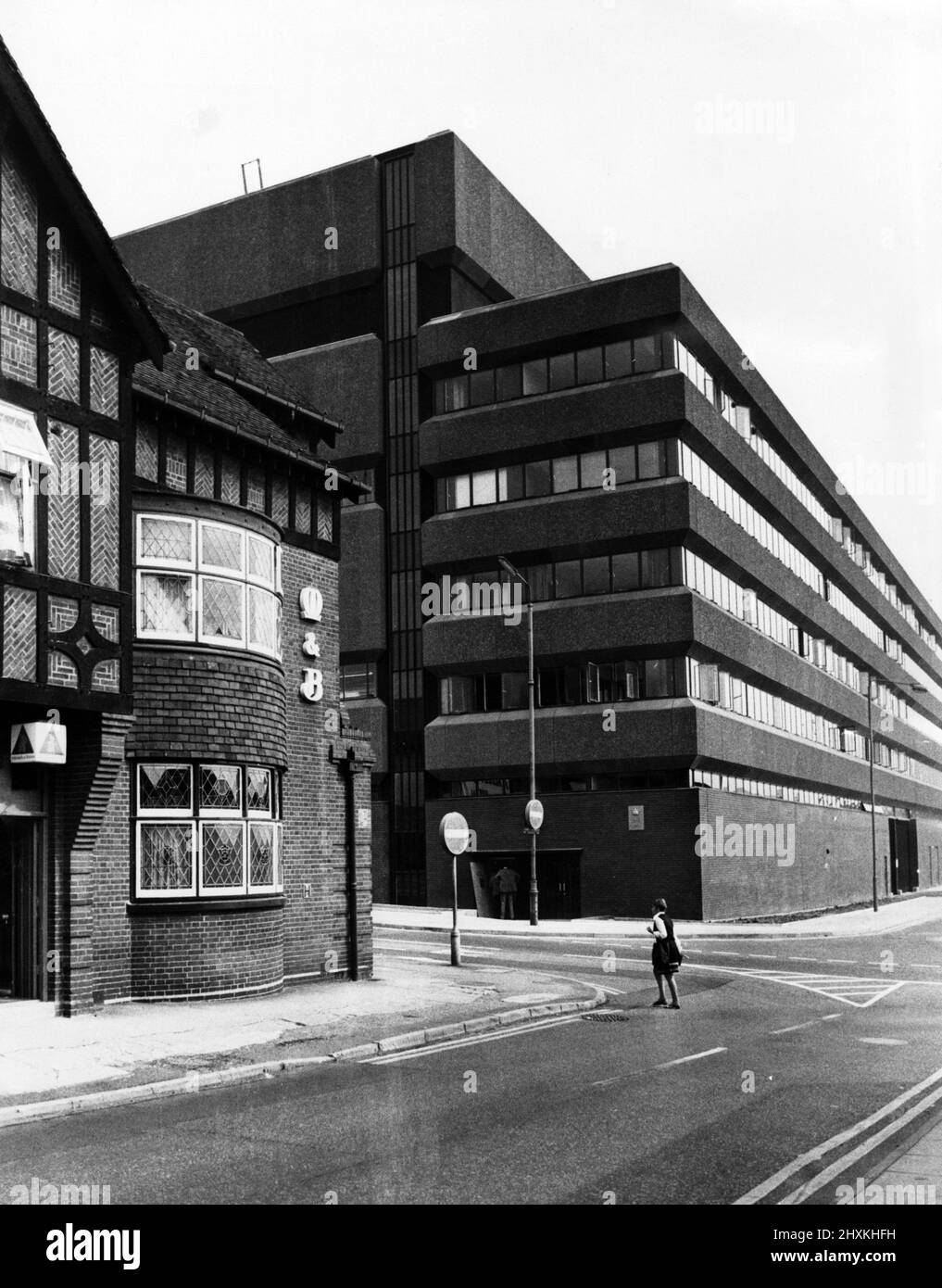 Coventry's new head post office cost £2,600,000, has nearly four acres of floor space and will employ 800 people. The building, in Bishop Street, replaces seven other offices scattered around Coventry. 13th August 1976. Stock Photo