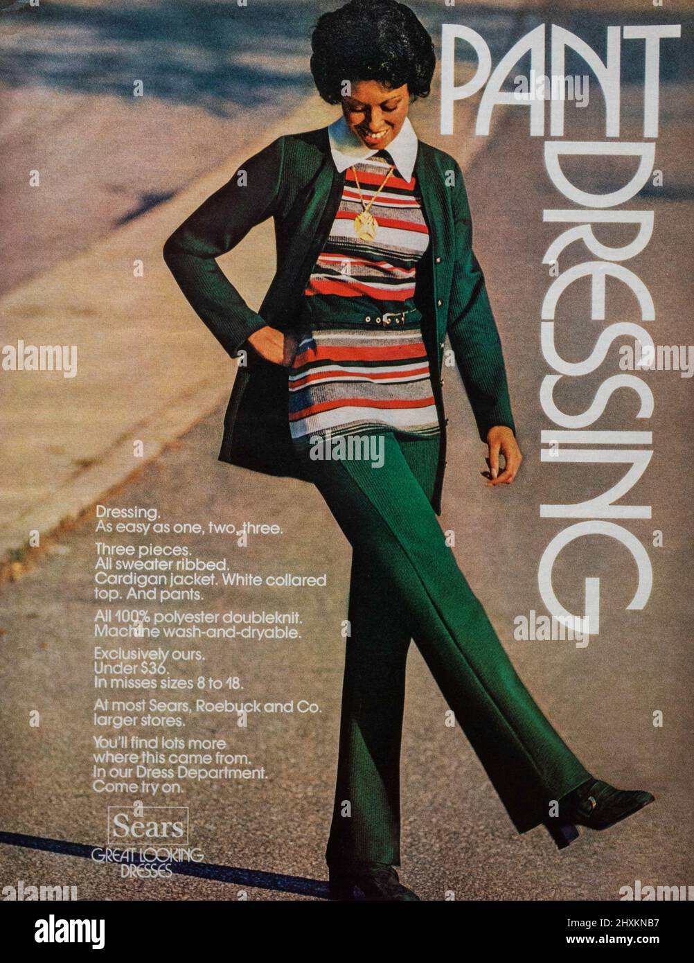 Vintage September 1973 'Ladies' Home Journal' Magazine Advert, USA Stock Photo