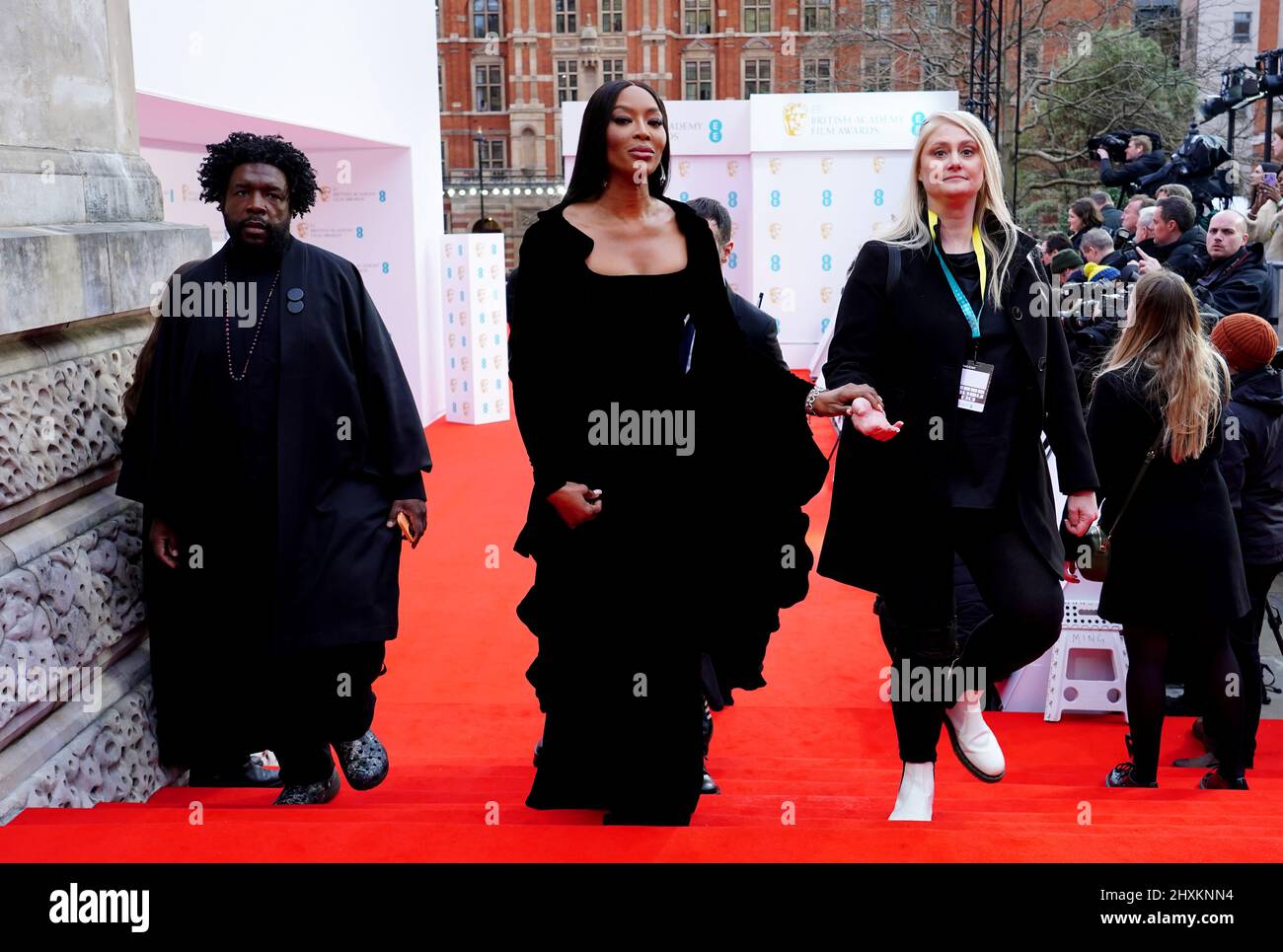 Naomi Campbell attending the 75th British Academy Film Awards held at ...
