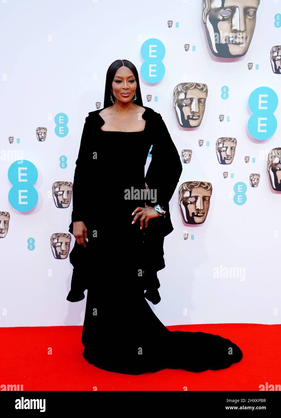 Naomi Campbell attending the 75th British Academy Film Awards held at ...