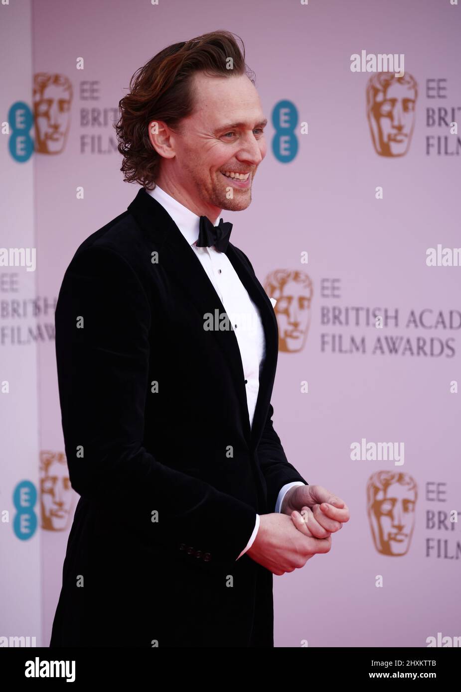 Tom Hiddleston  arrives at the 75th British Academy of Film and Television Awards (BAFTA) at the Royal Albert Hall in London, Britain, March 13, 2022. REUTERS/Henry Nicholls Stock Photo
