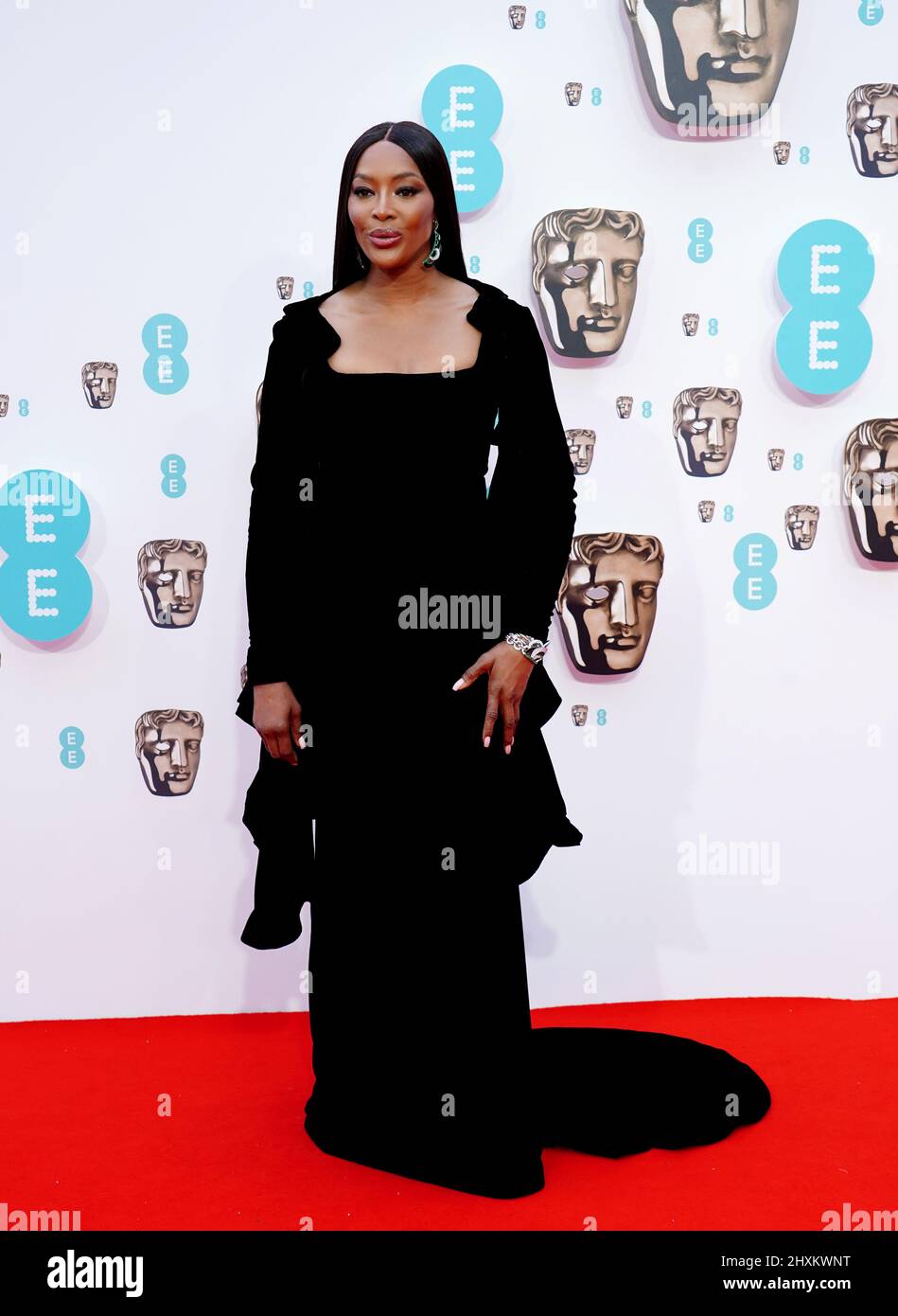 Naomi Campbell attending the 75th British Academy Film Awards held at ...
