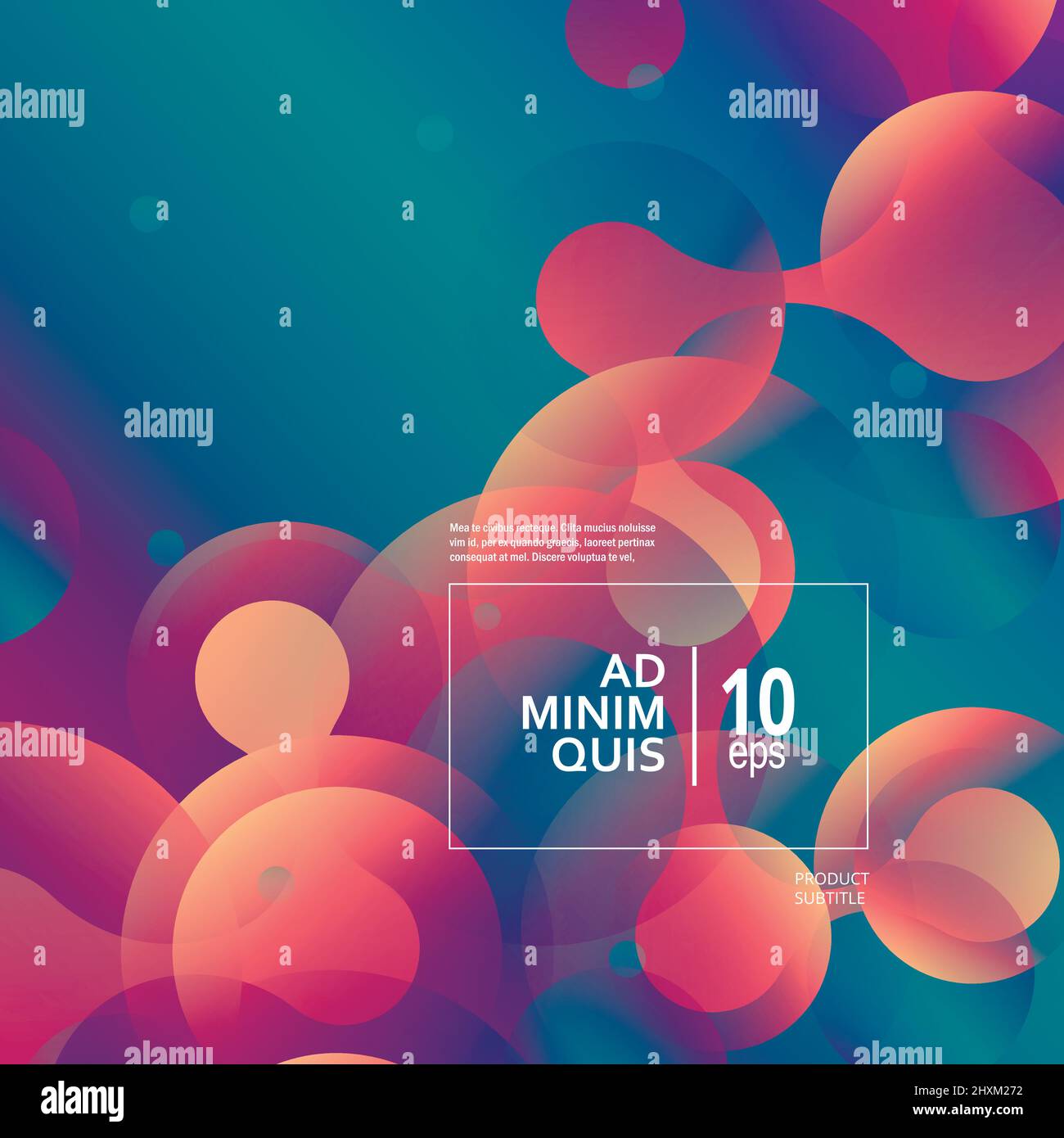 Vector abstract background with connect circles and circles shadows ...