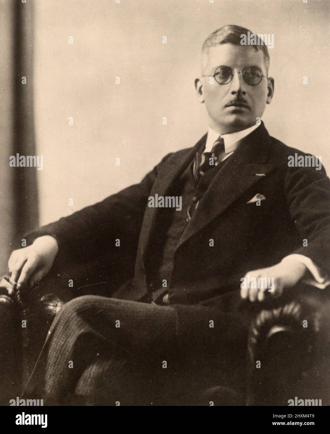 Portrait of Kurt von Schuschnigg, circa 1923 Stock Photo