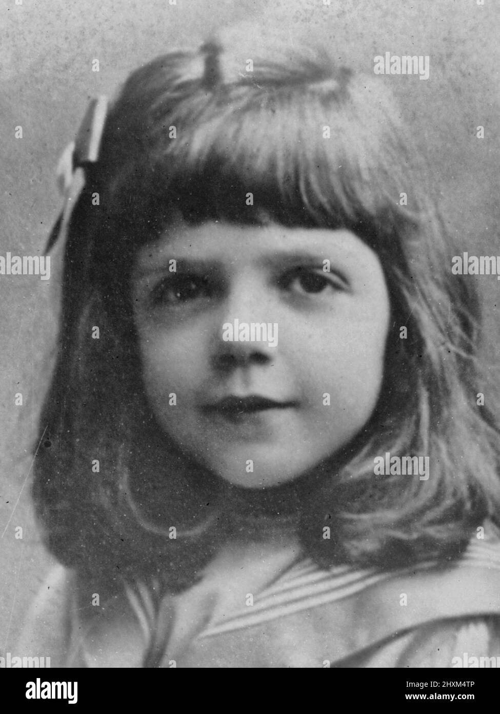 Princess Mafalda of Savoy in 1910 Stock Photo