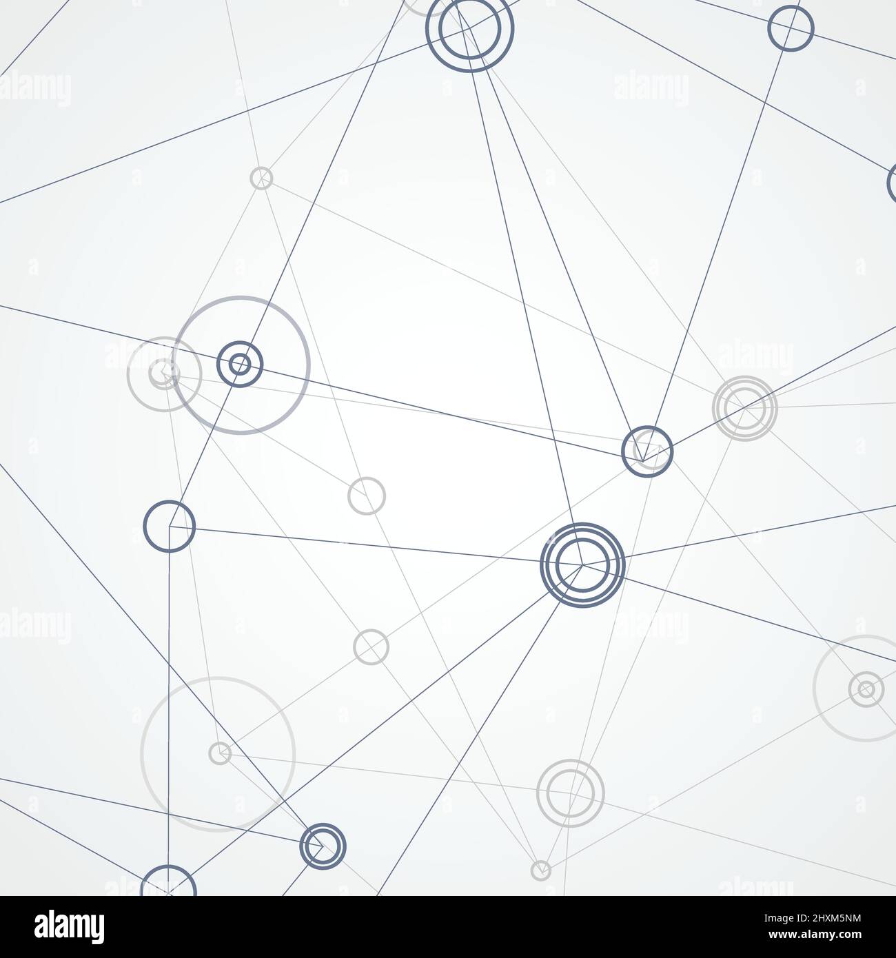 Abstract vector polygonal with connecting dots and lines background Stock Vector