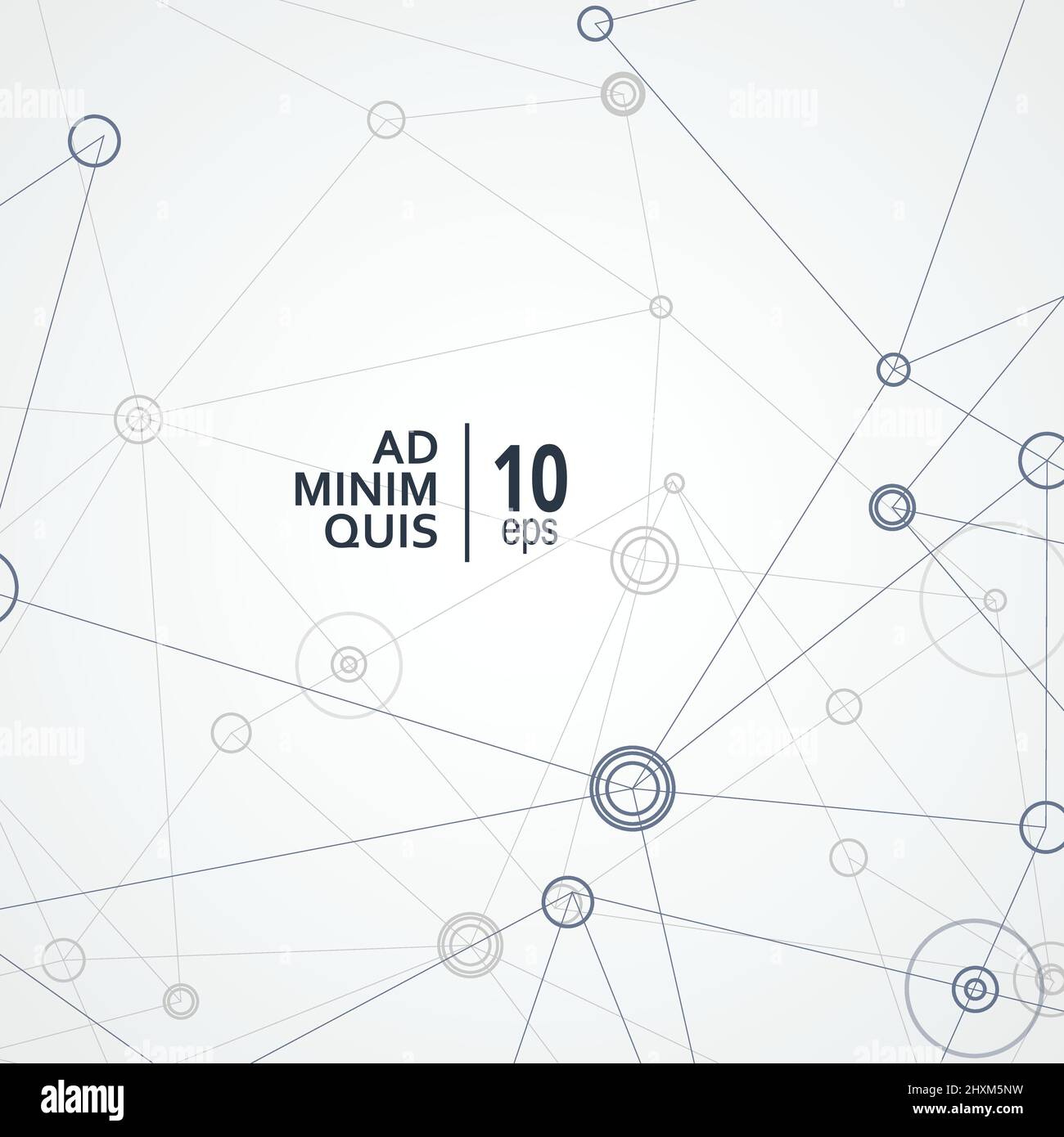 Vector Abstract Molecular Connection. Technology design for Medicine