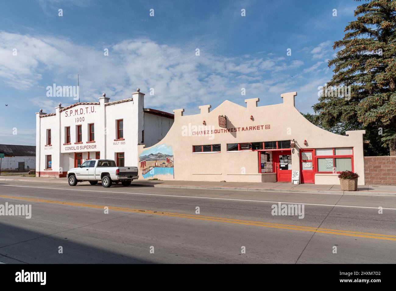 The historic two story building for the Society for the Mutual
