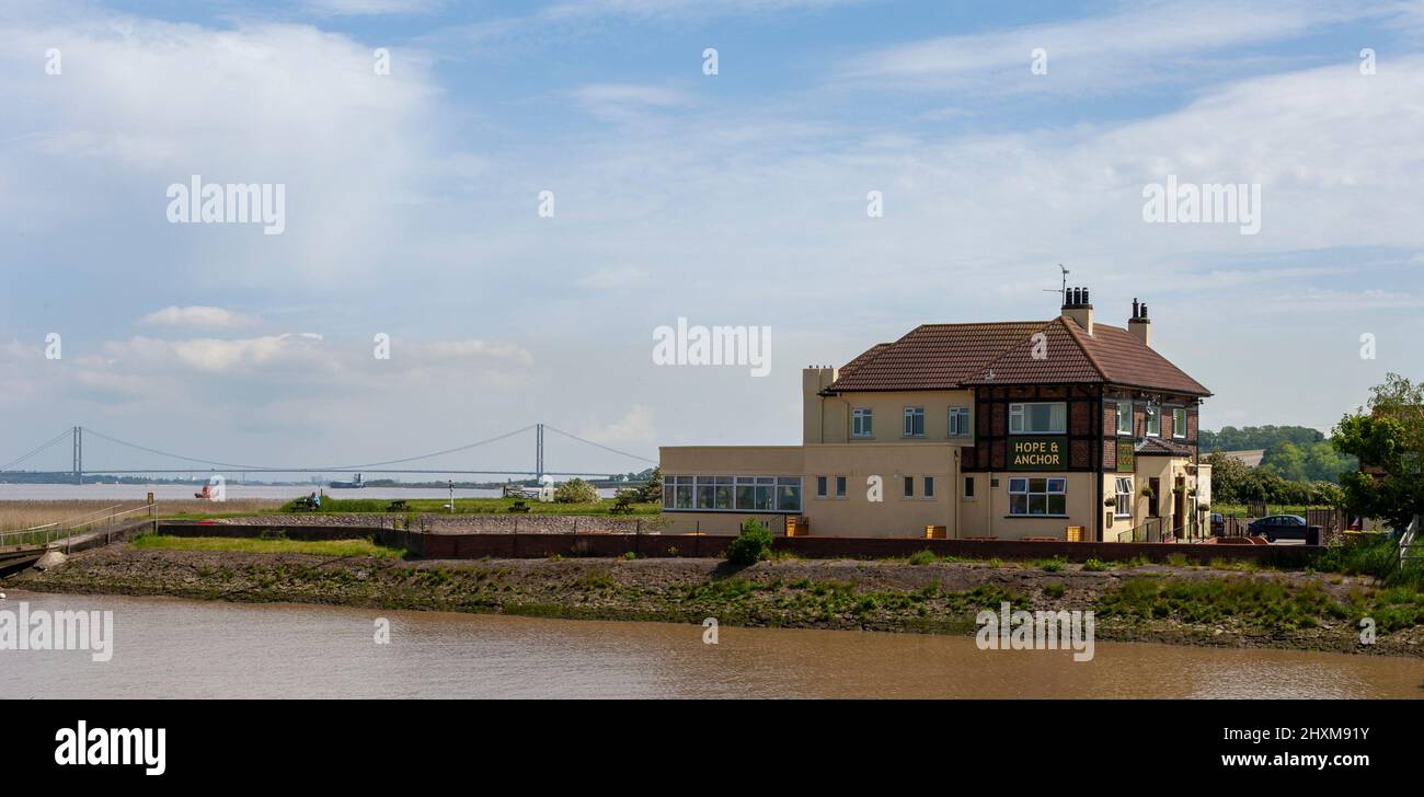 The Hope and Anchor public house, Sluice Road, Ferriby Sluice, Barton