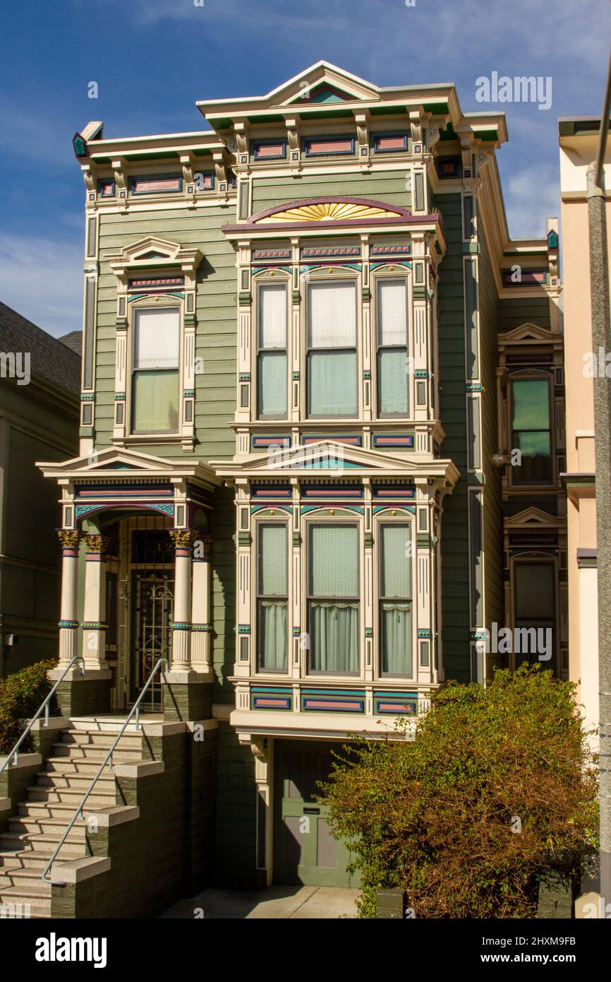 Traditional San Francisco Homes Stock Photo