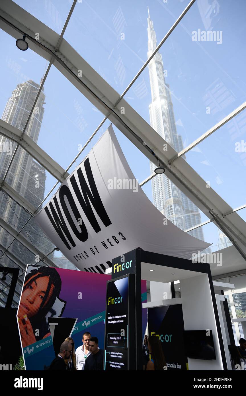 DUBAI, UAE, 13th March 2022. The Dubai WOW (World of Web3) Summit is ...