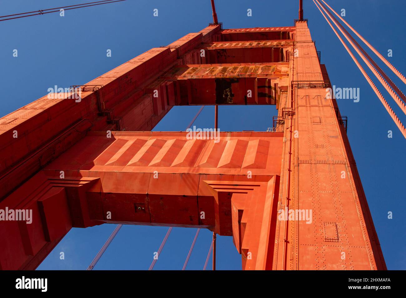 San Francisco's Gold Gate Suspension Bridge Stock Photo