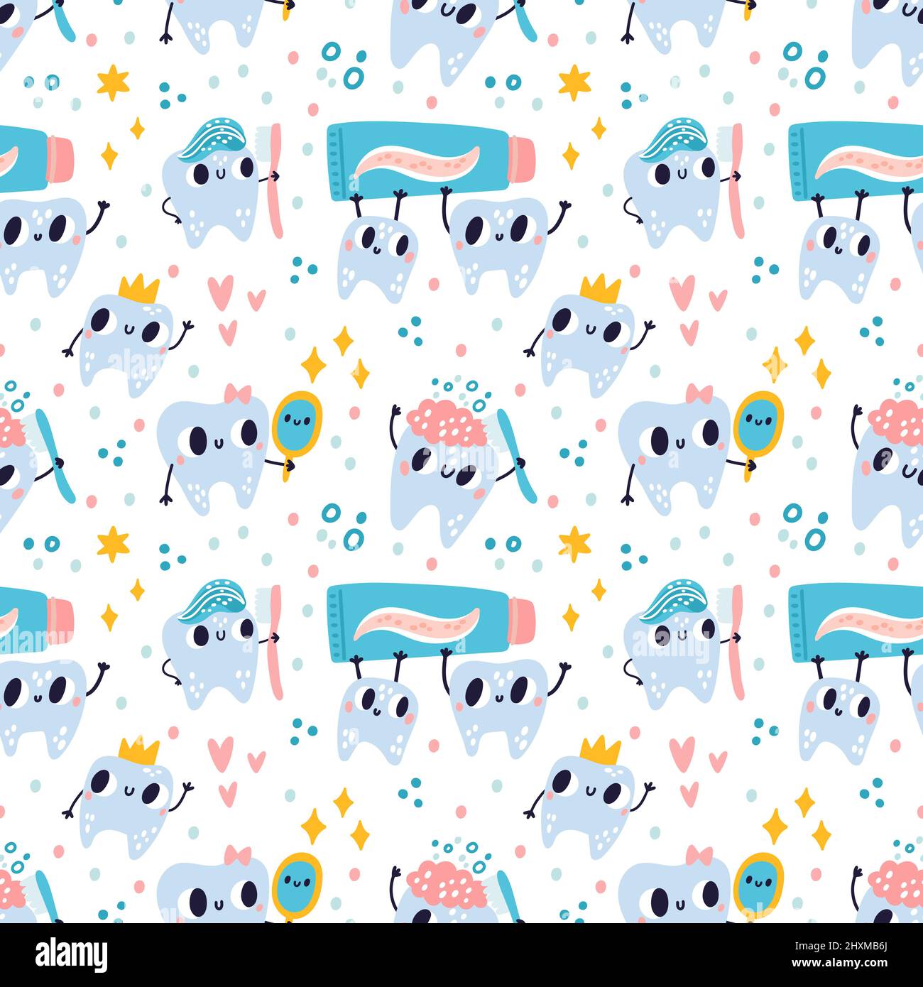 cute tooth background