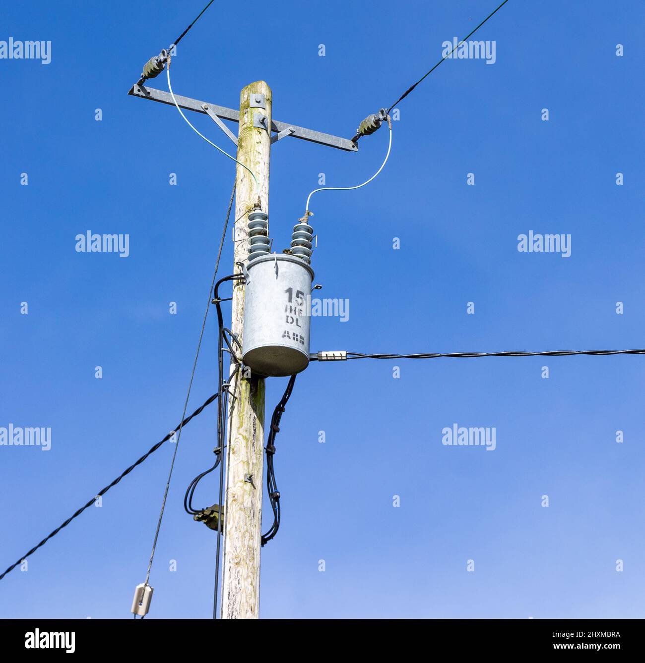 Electrical distribution transformer Stock Photo - Alamy