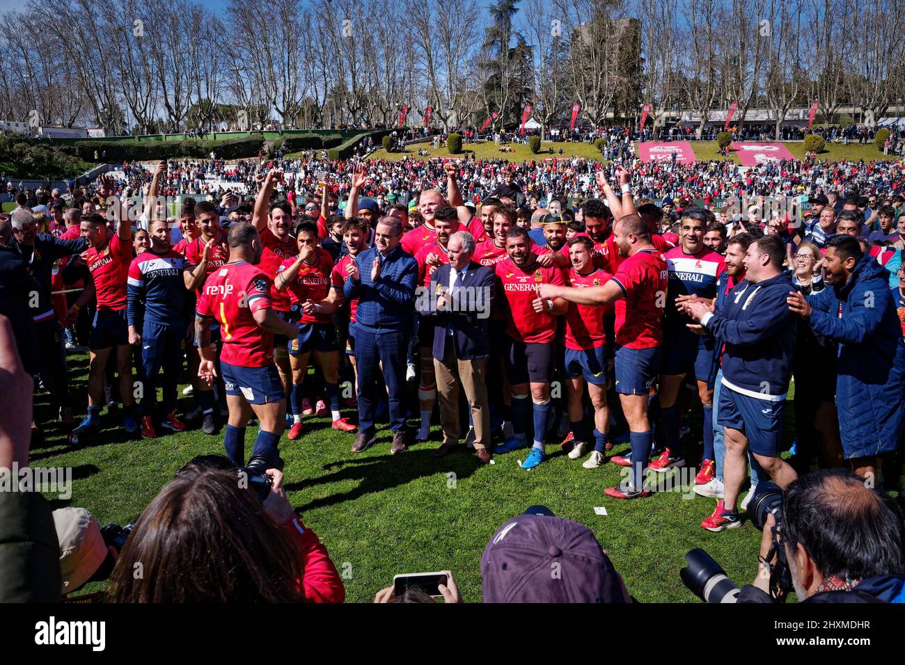 Madrid, Spain. 13th Mar, 2022. Rugby Europe Championship 2022 Spain V