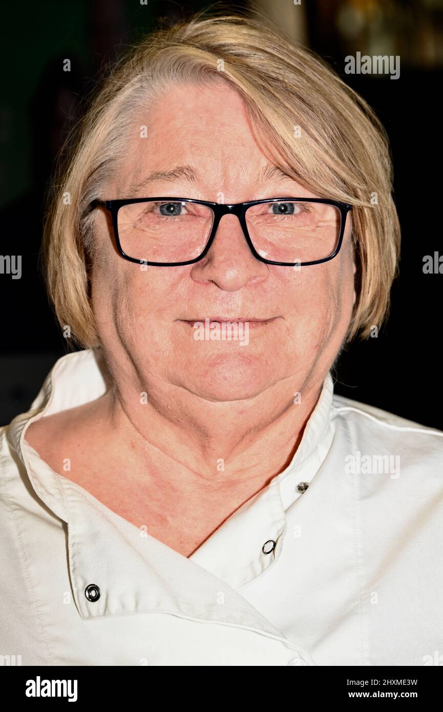 Rosemary Shrager, Cookery Demonstration, Ideal Home Show, Olympia, London. UK Stock Photo