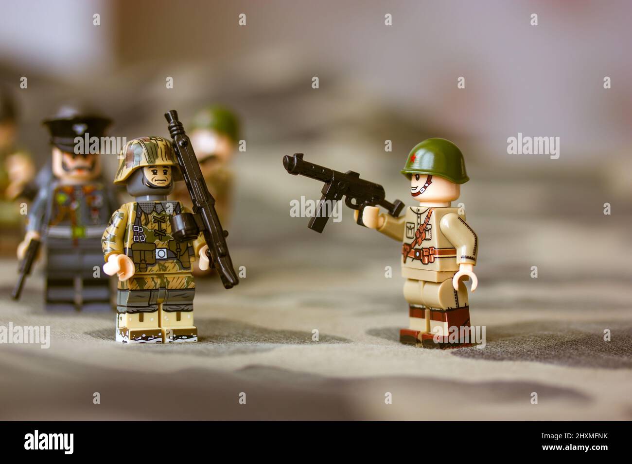 Ww2 lego soldier hi-res stock photography and images - Alamy
