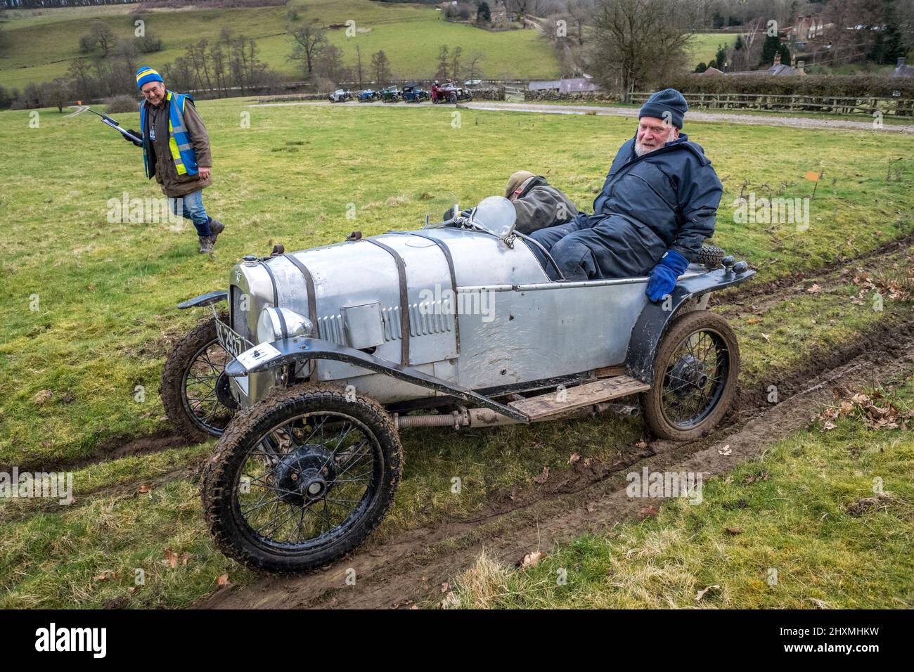 The Vintage Sports Car Club (V.S.C.C.) members taking part in the clubs