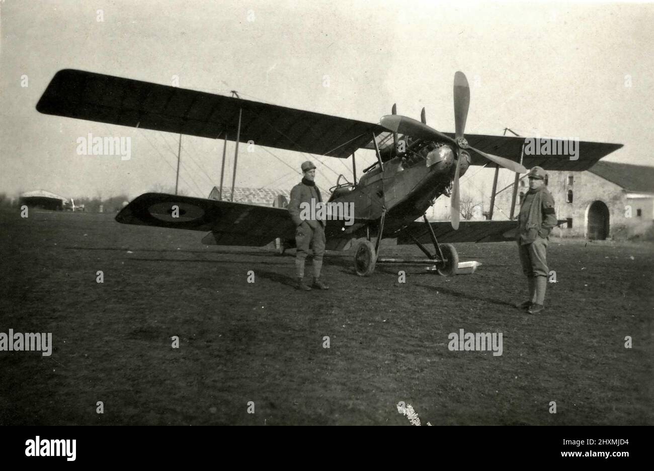 Guerre 14/18 photo avion biplan Caudron G.4 de l’escadrille C.27 Guerre 14/18 photo avion biplan Caudron G.4 de l’escadrille C.27